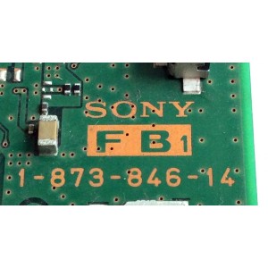 MAIN  SONY A1419001A  A-1419-001-A  1-873-846-14  PARTE SUSTITUTA A-1257-460-A  MODELOS KDL-40W3000  KDL-46W3000  KDL-52W3000  KDL-52WL130