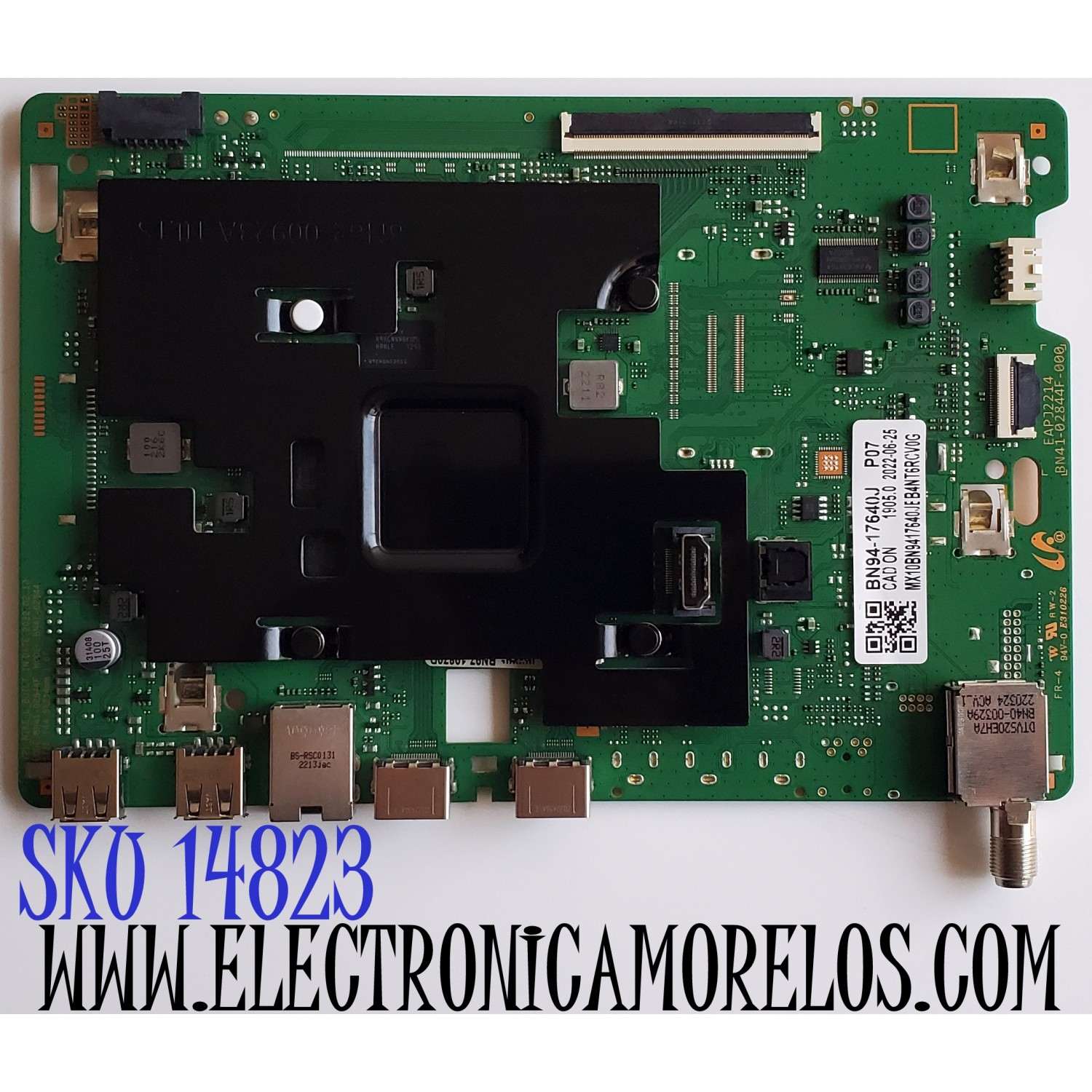 MAIN PARA TV SAMSUNG 4K·UHD·HDR / NUMERO DE PARTE BN94-17640J / BN41-02844F / BN97-00098Y / BN97-00098Y / BN9417640J / MODELO UN85AU8000 / UN85AU8000FXZA
