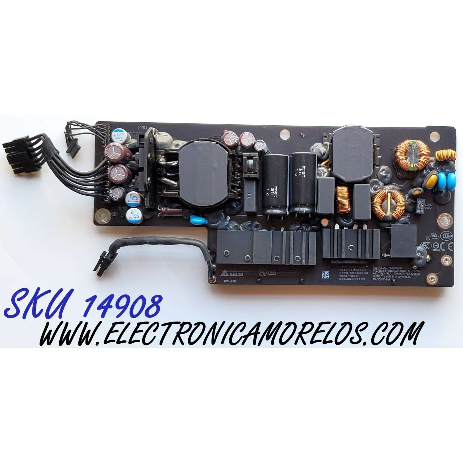 FUENTE DE ALIMENTACION PARA IMAC APPLE / NUMERO DE PARTE ADP-185BF T / MODELO A1418 21,5"