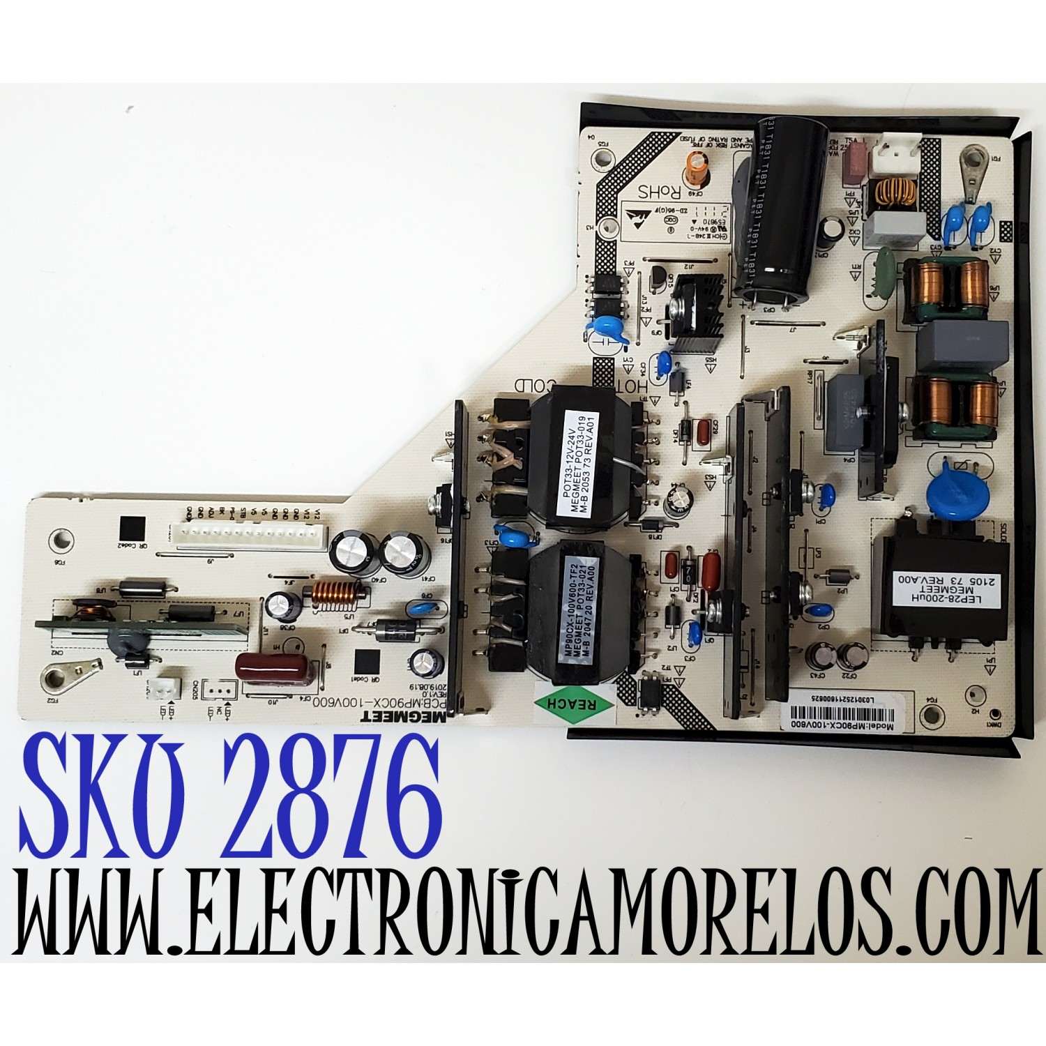 FUENTE DE PODER PARA TV JVC / NUMERO DE PARTE MP90CX-100V9600 / L030125211600625 / PANEL CX430DLEDM / MODELO LT-43EC2512