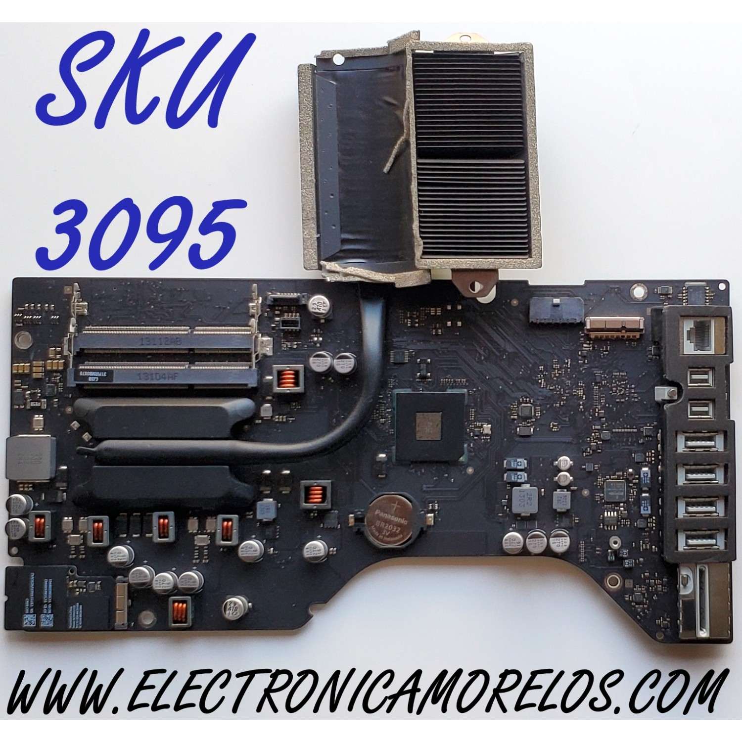 TARJETA MADRE PARA IMAC APPLE 820-3172-A / CON PROCESADOR INTEGRADO / i3 3.3Ghz / MODELO A1418 21,5" (2013)
