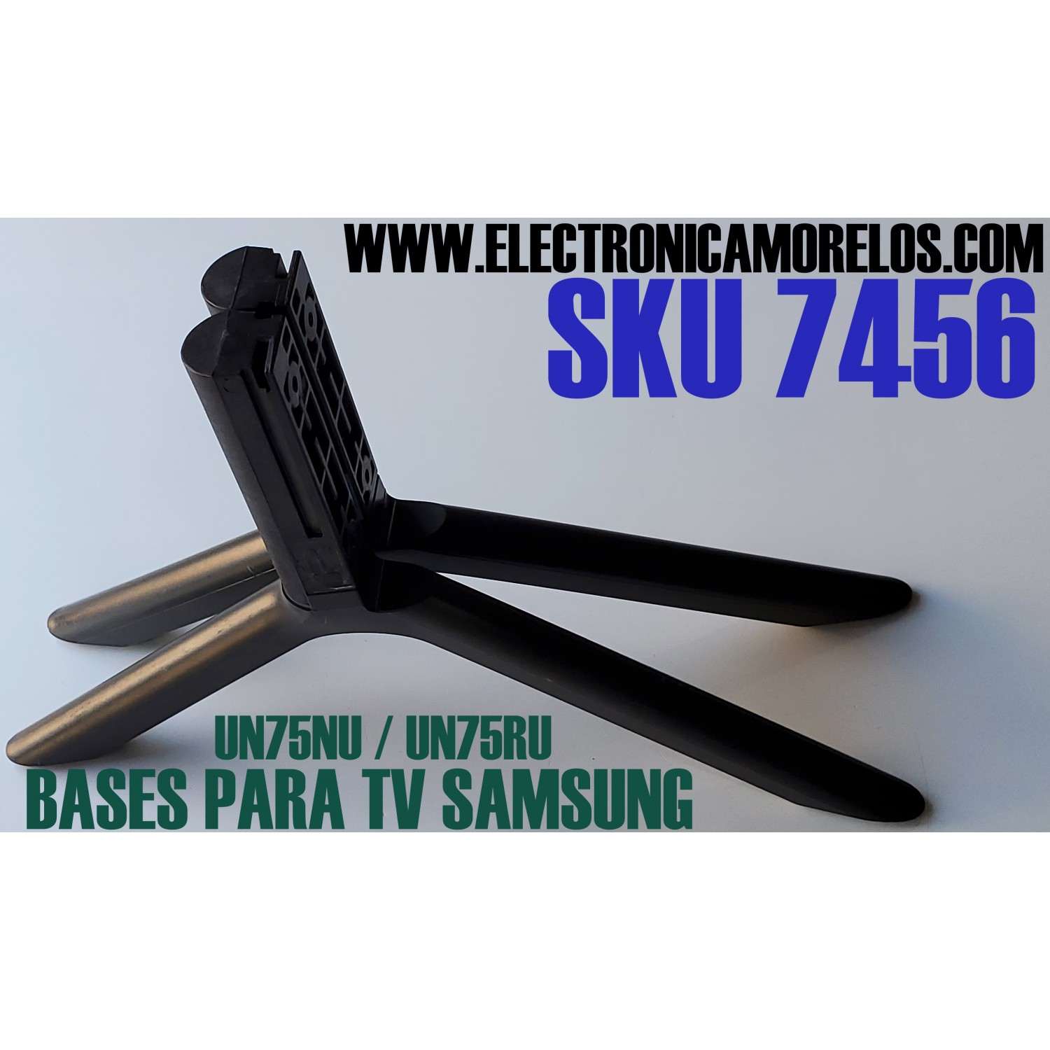 KIT DE BASES PARA TV SAMSUNG ((2 PIEZAS)) / NUMERO DE PARTE BN63-17425D / BN63-17429D / HF-0680U / E115797 / 75NU7100 / MODELOS UN75NU6080FXZA / UN75NU6900FXZA / UN75NU6900FXZC / UN75NU7100FXZA / UN75NU7100FXZC / UN75RU7100FXZA / UN75RU7100FXZC