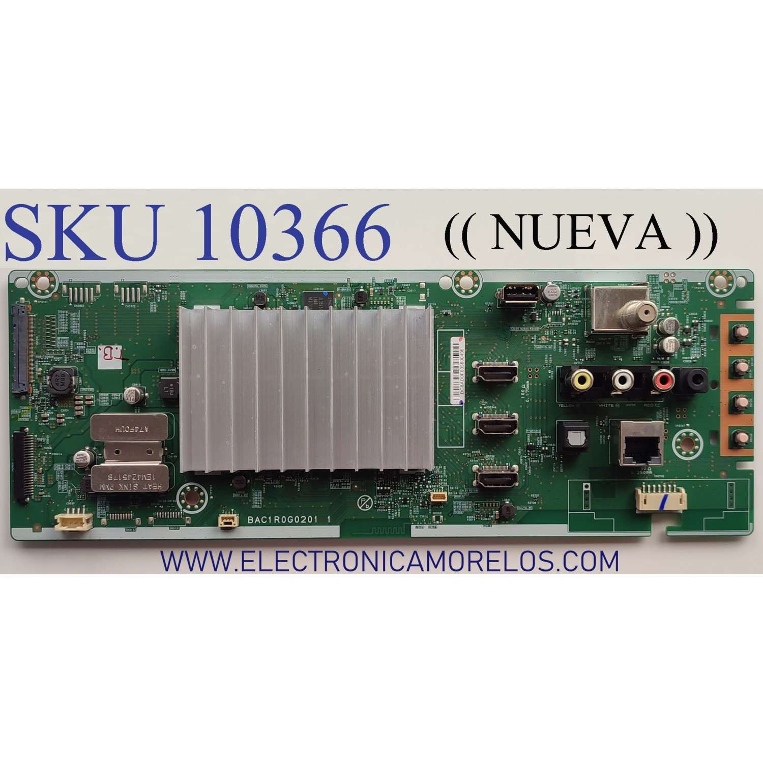 MAIN PARA TV PHILIPS (( NUEVA )) / NUMERO DE PARTE BG8AD / BAC1R0G0201 1 / ABG8AMMAR001 / BG8AD0F005600496 / MODELO 65PFL5604/F7 A	