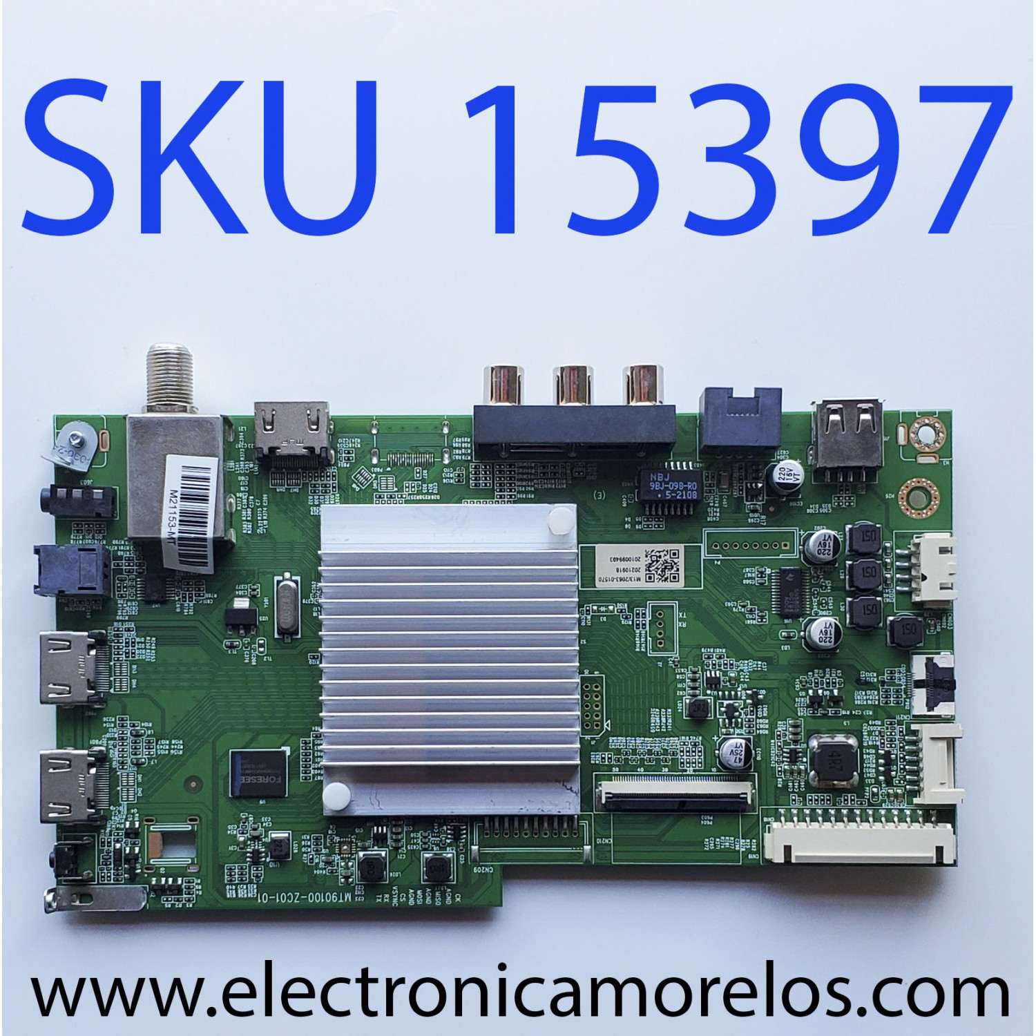 MAIN PARA TV ONN ORIGINAL 4K UHD HDR ROKU TV / NUMERO DE PARTE 515C90100M13 / MT90100-ZC01-01 / 2010099493 / M13/2063-01570 / 20210918 / DISPLAY JR745R3HA2Y / MODELO 100044717 ((75'' PULGADAS))