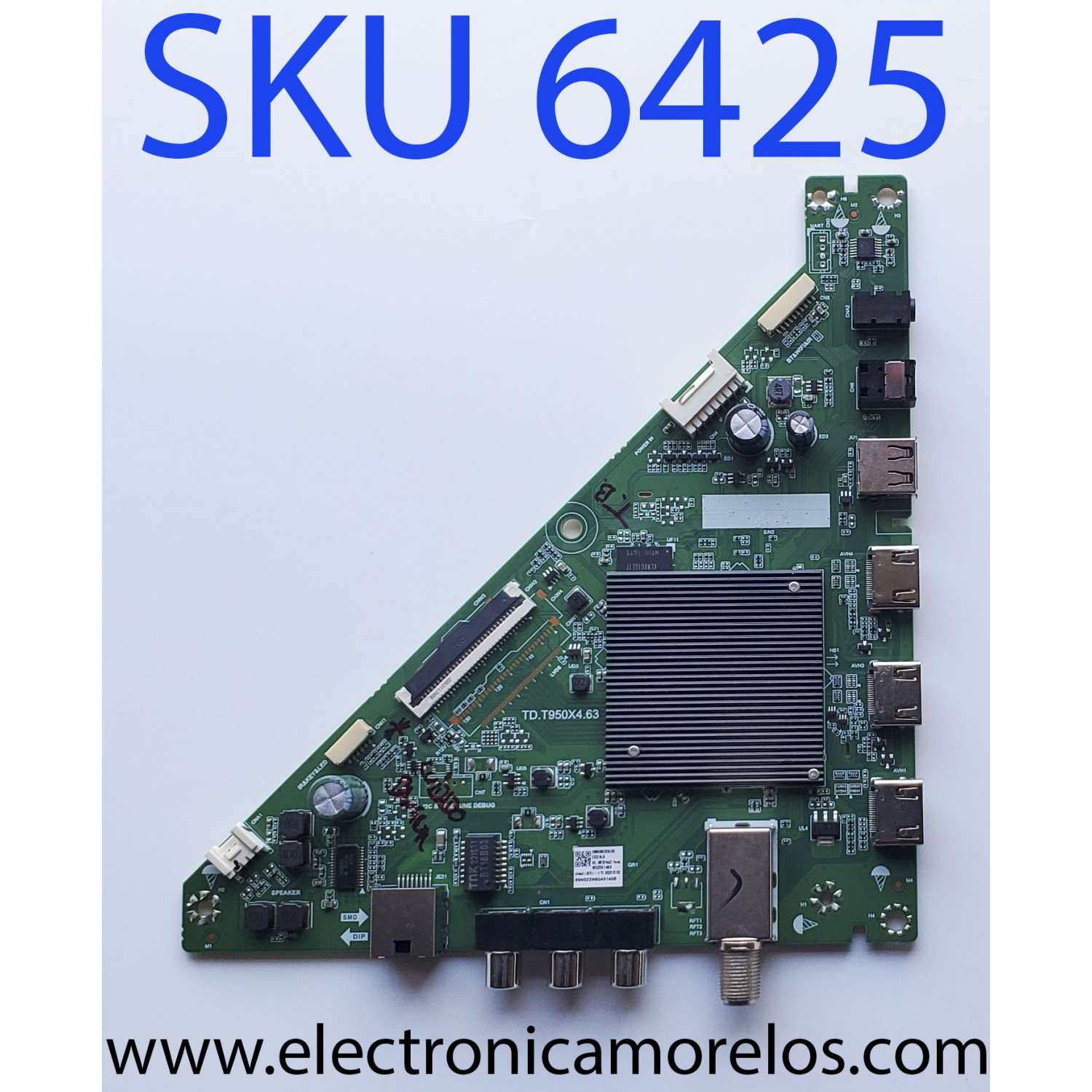 MAIN PARA SMART TV INSIGNIA FIRE TV HD / NUMERO DE PARTE 098009002050 / TD.T950X4.63 / NS-39F201NA23 / 89N022N6Q49140B / MODELO NS-39F201NA23