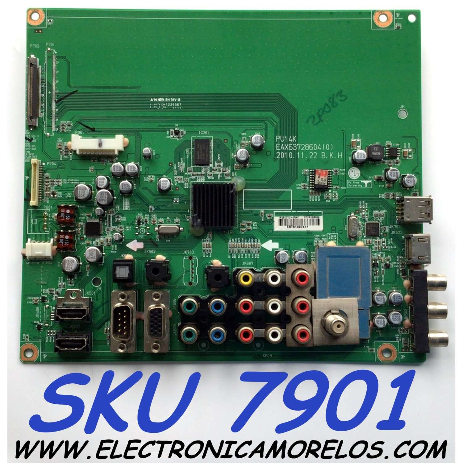 MAIN PARA TV LG / NUMERO DE PARTE EBT61397411 / EAX63728604 / 14EBT010-004P / PANEL PDP42T30010 / MODELO 42PT350-UD / 42PT350-UD.AWMLLHR