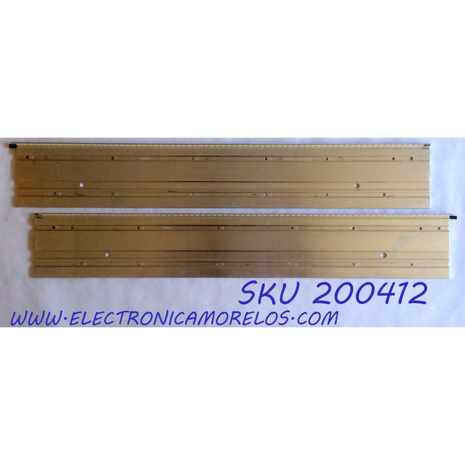 KIT DE LED`S PARA TV (2 PIEZAS) / VIZIO 6922L-0005A / 6922L-0006A / FS0516A / FS0518A / 55¨ V12 Edge REV0.6 1 L-Type 6920L-0001C / 55¨ V12 Edge REV0.6 1 R-Type 6920L-0001C / PANEL LC550EUD (SE)(F3) / MODELO M3D550KD LTYPMLEN