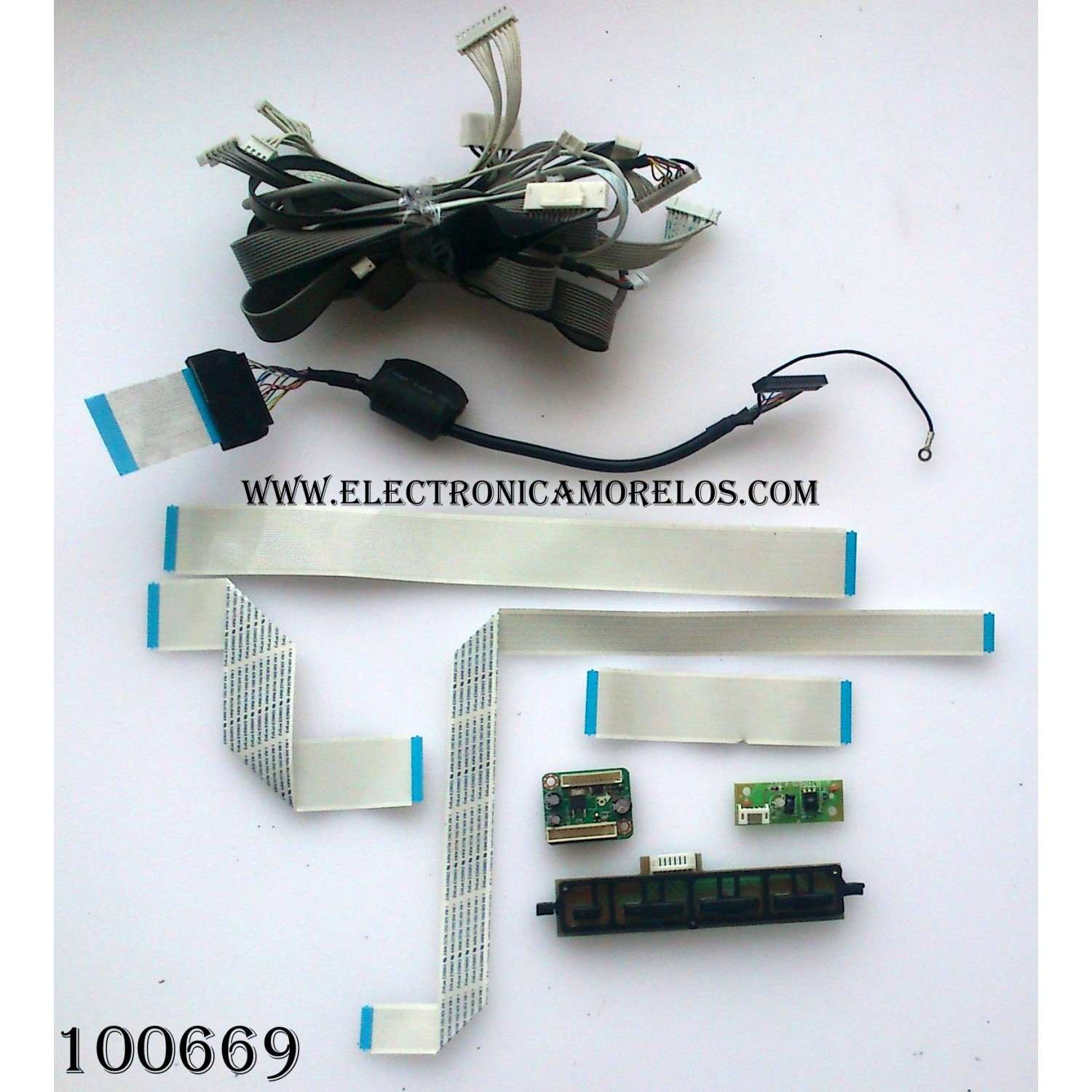 KIT DE CABLES PARA TV / RCA RE0346H180 / QLT40HD20-A / MODELO 42PA30RQ	