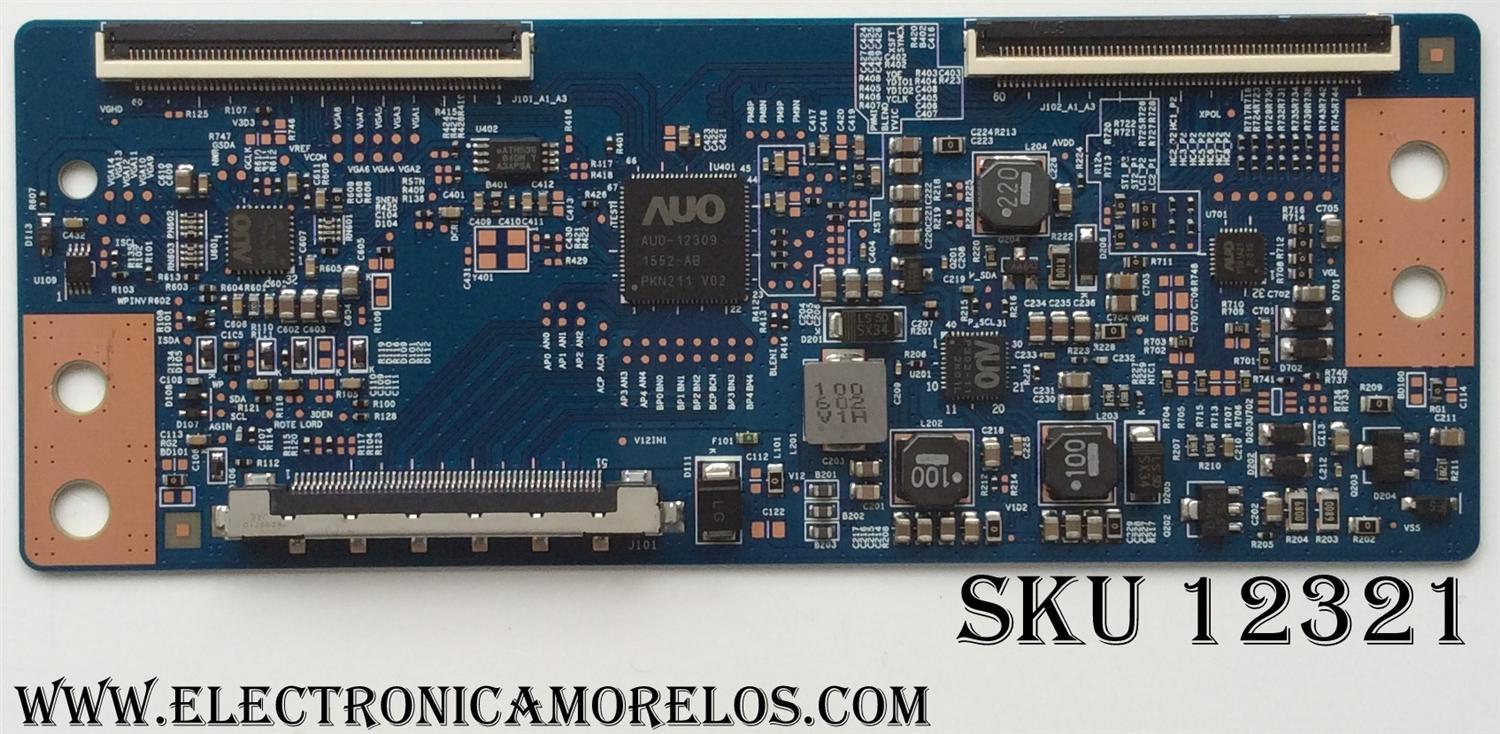 T-CON / SHARP 55.43T01.C26 / 5543T01C26 / T420HVN06.3 Ctrl / 42T34-C03 / MODELO LC-43N4000U	 - Imagen 1