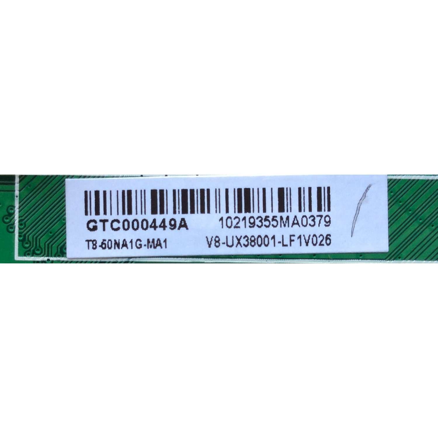 MAIN / TCL T8-50NA1G-MA1 / 40-UX38NA-MAG2HG / V8-UX38001-LF1V026 / MODELO 50FS3800	 - Imagen 2
