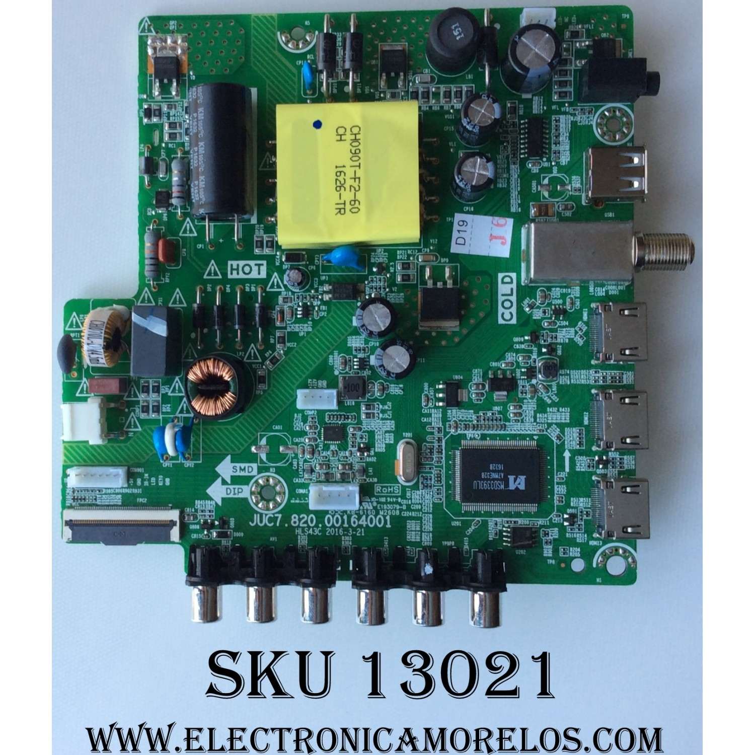 MAIN / FUENTE  (COMBO) / HITACHI 999Q6HY / JUC.820.00164001 / MODELO 40A3 