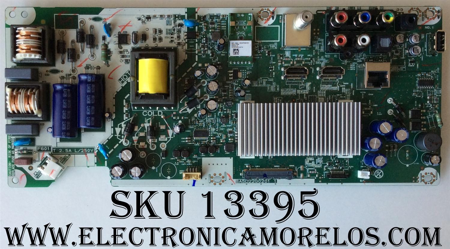 MAIN / FUENTE/ (COMBO) / PHILIPS AYD22UT / BA5D22G0201 1 / MODELO 40PFL4901/F7 / PANEL U5A25XT	
