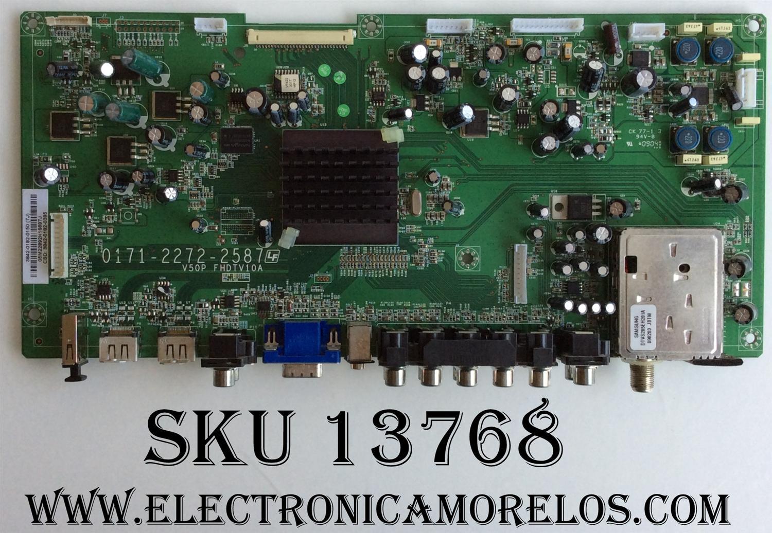 MAIN / VIZIO 3842-0182-0150 / 0171-2272-2587 / 0171-2272-2585 / MODELO VP422HDTV10A / PANEL S42AX-YD05	