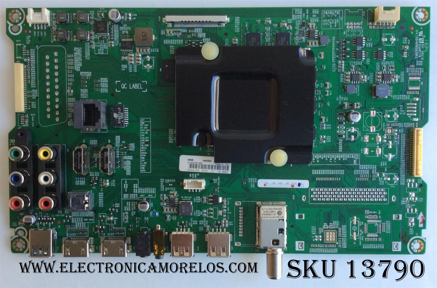 MAIN / HISENSE 189481 / 189478 / RSAG7.820.6591/ROH / HU50K3300UWG / PANEL HD500DU-B53/LD/S0/GM/ROH / MODELO 50H8C