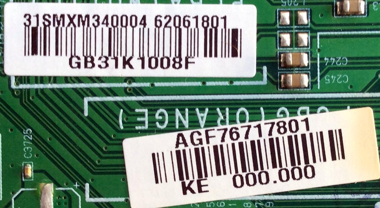 MAIN / LG AGF76717801 / 62061801 / EAX63077302(1.0) / MODELO 24LN4510-PU AUSCLPM / PANEL V236BJ1-LE1	 - Imagen 3