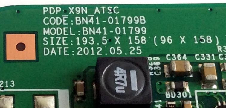 MAIN / SAMSUNG BN94-06039D / BN41-01799B / BN41-01799A / BN97-06528M / SUSTITUTAS BN94-04343L / BN96-20966A / BN96-24578A / PANEL S60FH-YD02 / S60FH-YB02 / MODELOS PN60E530A3FXZA / PN60E530A3FXZA TS02 / PN60E535A3FXZA TS02 - Imagen 3