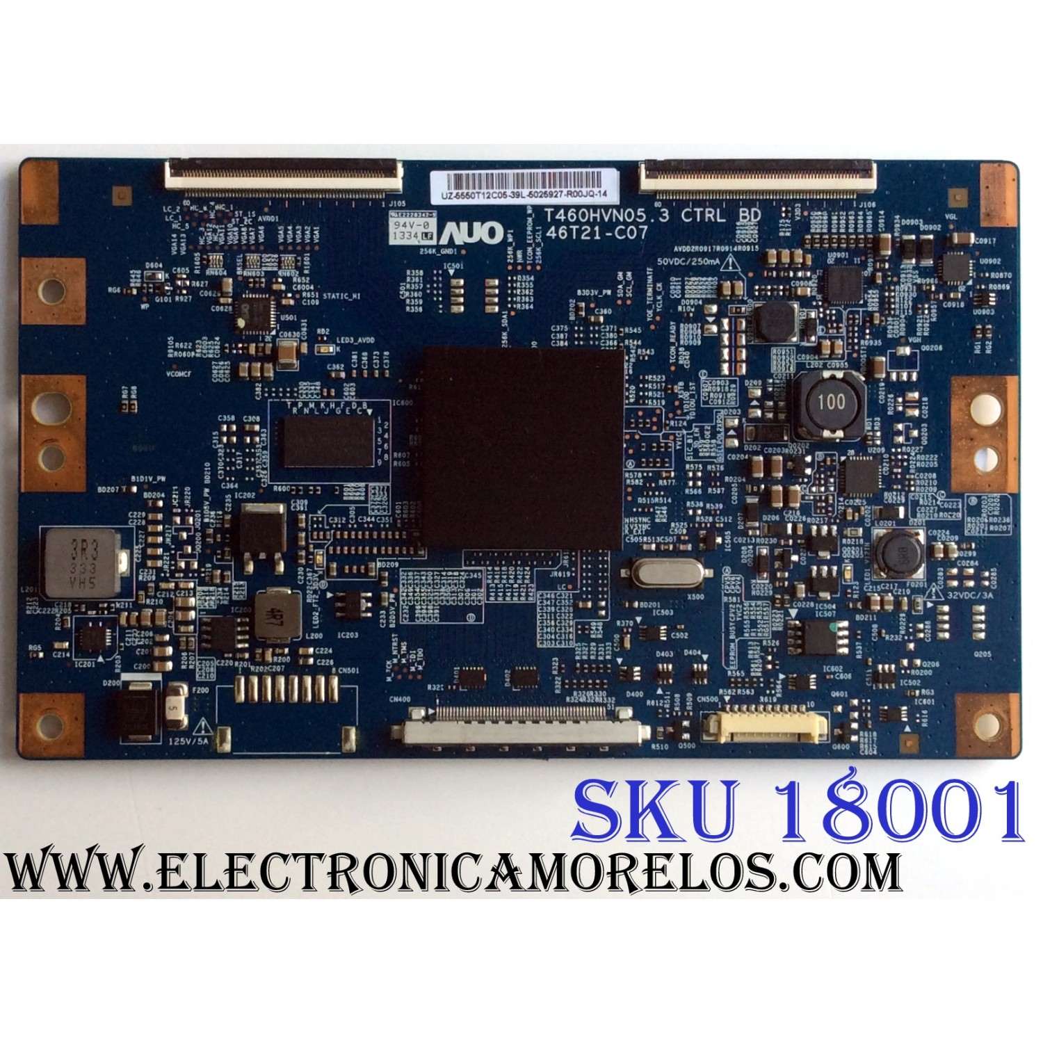 T-CON / SAMSUNG 55.50T12.C05 / T460HVN05.3 / 46T21-C07 / 5550T12C05 / PANEL`S CY-HF500CSA-B2 / T500HVF02.4 / MODELOS UN50F6300AFXZA AH03 / UN50F6300AFXZA / UN50F6400AFXZA AD03