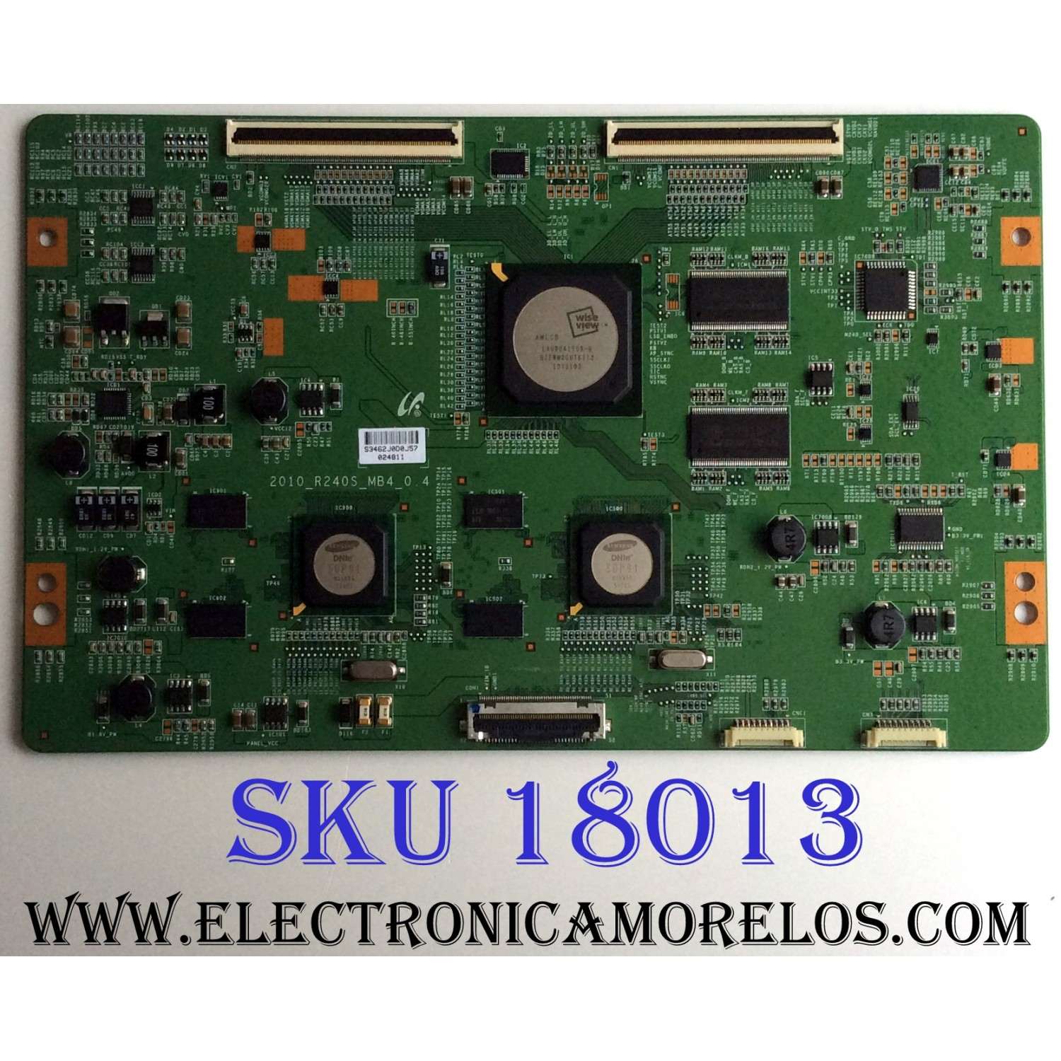 T-CON / SAMSUNG LJ94-03462J / 2010_R2405_MB4_0.4 / 3462J / SUSTITUTAS LJ94-03863B / LJ94-03871C / LJ94-03510G / LJ94-03400J / BN81-04354A / BN81-04720A / PANEL LTF550HQ02-A04 / MODELOS UN55C7000 / UN55C7000WFXZA SQ01 / MAS PARTES SUSTITUTAS EN DESCRIPCION