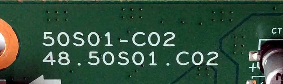 TARJETA INTERFACE 55.50S01.C01 / 5550S01C01 / 50S01-C02 / 48.50S01.C02 / PANEL 96.64S03.001 / MODELO NS-65D260A13 - Imagen 2