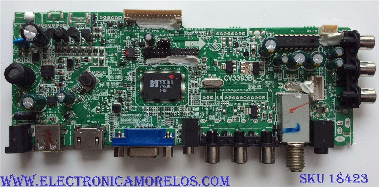MAIN / ELEMENT // PROSCAN CV3393BL-C / E198407 / PANEL KPL:YCT4624DX001