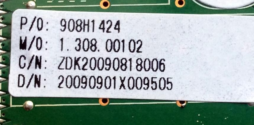 MAIN / APEX 908H1424 / CV119Q / 1.308.00102 / 908H1424 H / MODELO LD4088 - Imagen 3