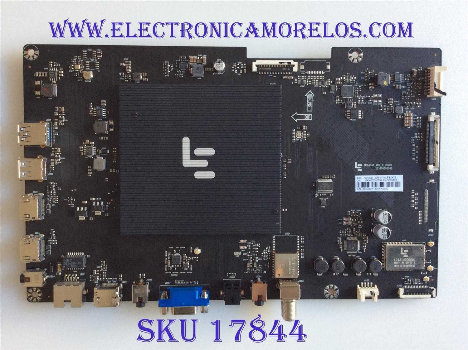 MAIN / LEECO 10010037 / MS6A938_MBD_D_H5000  / PANEL TPT550U1-QVN02.U REV_S000M / MODELO SUPER4 X55