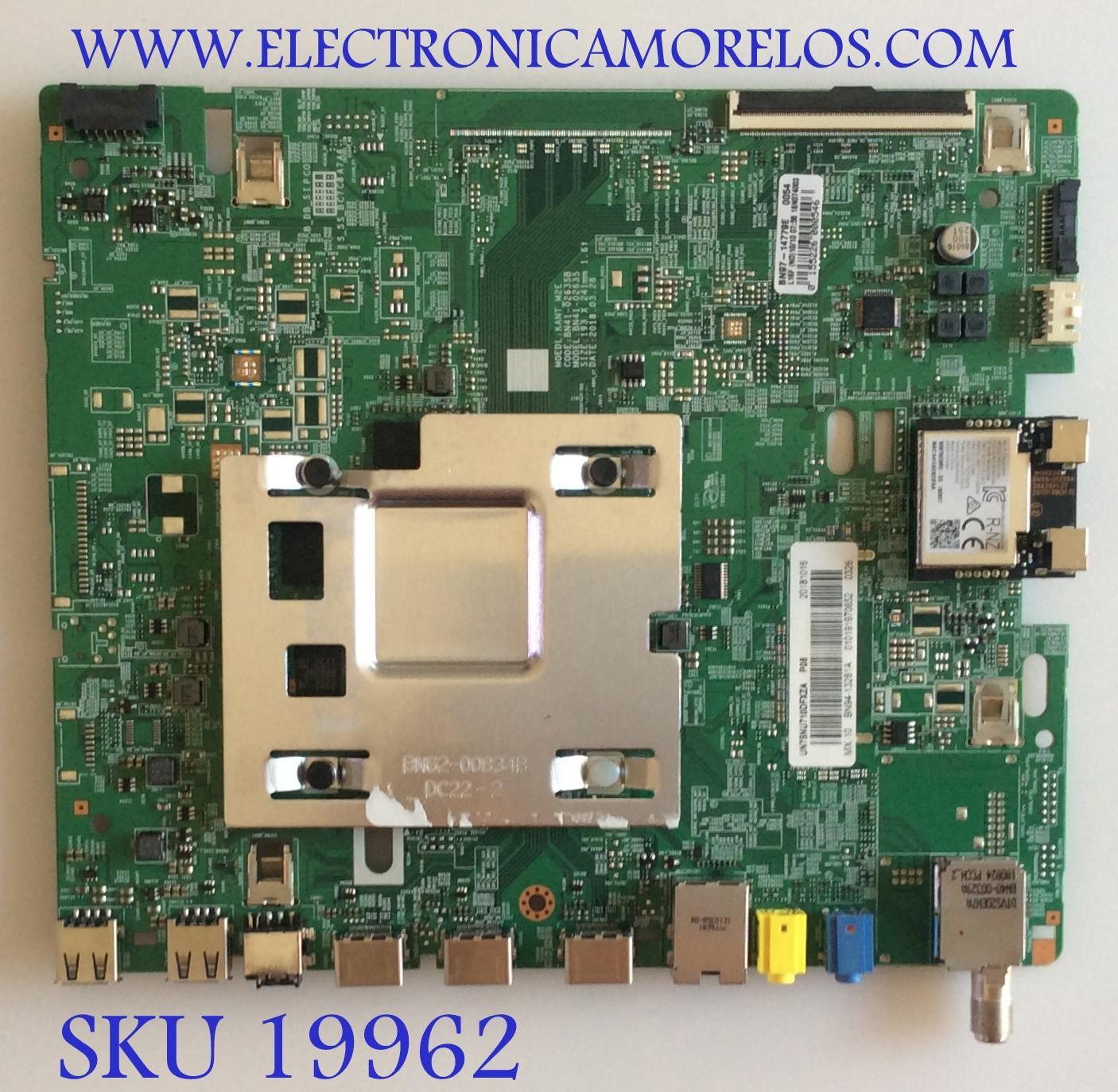 MAIN / SAMSUNG / BN94-13281A / BN41-02635B / BN97-14779E / PANEL CY-NN075FGLV1H / MODELO UN75NU710DFXZA  FA02 