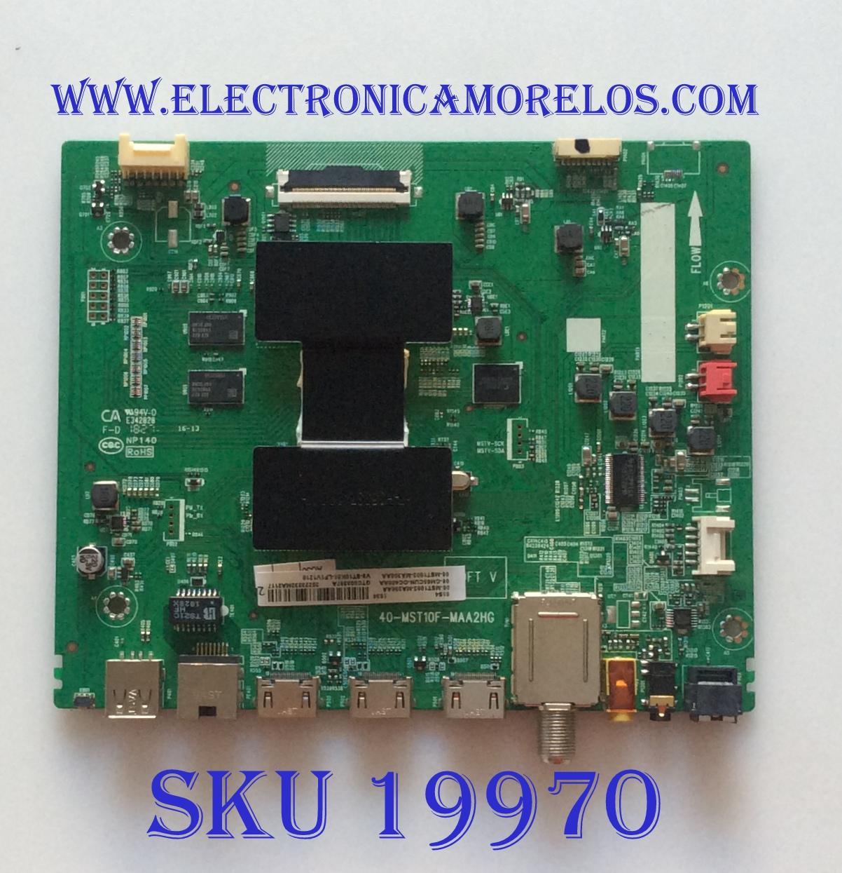 MAIN / TCL / 08-CM65CUN-OC400AA / 40-MST10F-MAA2HG / 08-MST1003-MA300AA / V8-ST10K01-LF1V1210 / PANEL LVU650NDEL / DISPLAY V650DJ4-QS5 / MODELOS 65S4 / 65S421