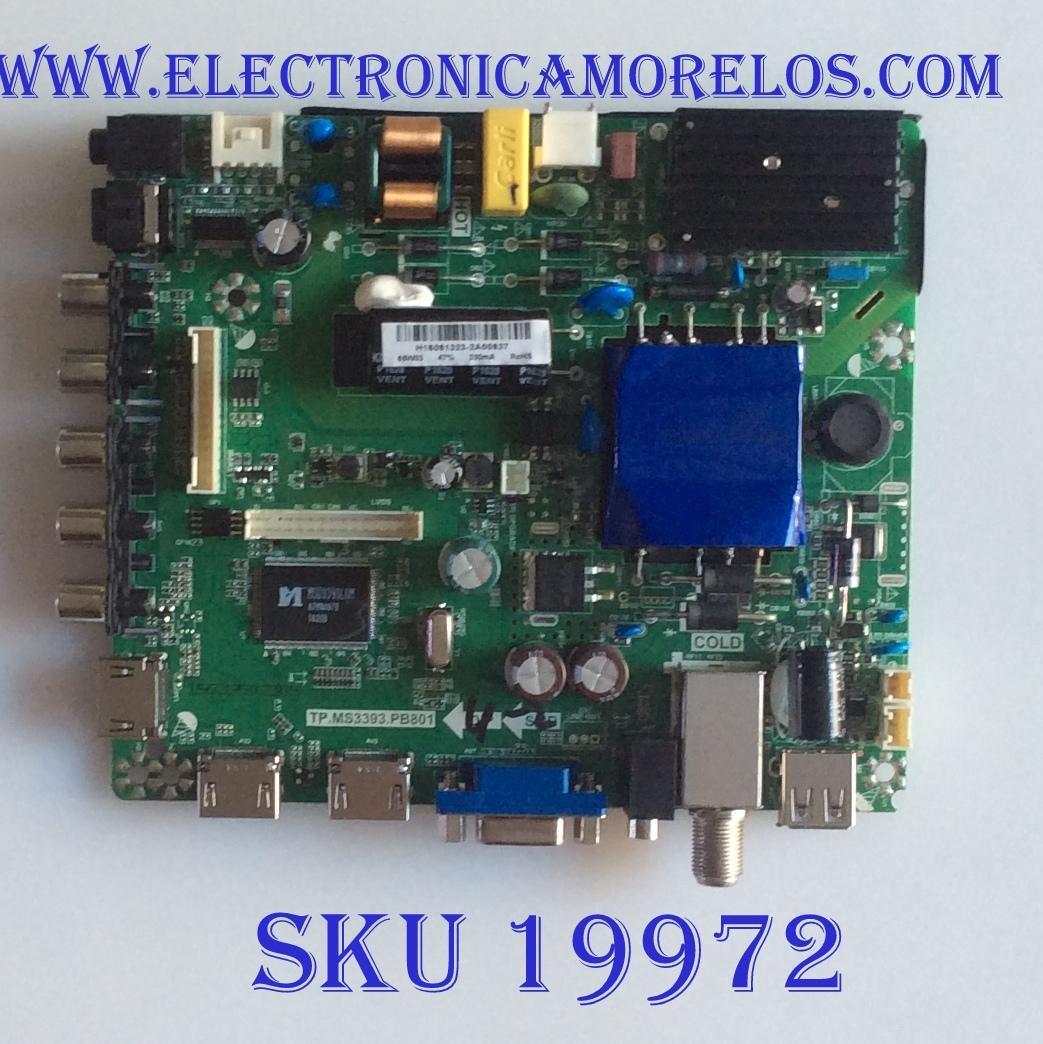 MAIN / FUENTE / (COMBO) / ELEMENT / H16081323 / TP.MS3393.PB801 / 34016550 / MODELO ELEFW3916-AK01