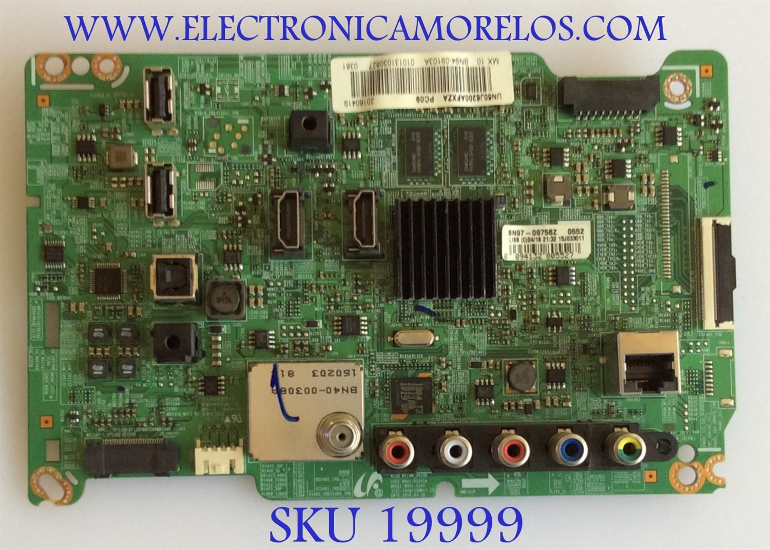 MAIN / SAMSUNG / BN94-09103A / BN97-09756Z / BN41-02245A / BN9409103A / PANEL CY-DH050CGNV1H / MODELO UN50J6200AFXZA IH02
