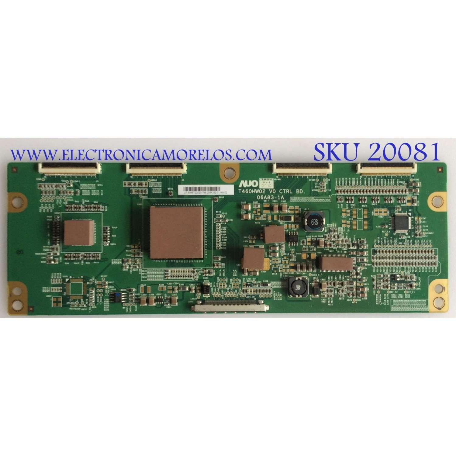 T-CON / SCEPTRE / 55.46T02.023 / T460HW02 V0 / 06A83-1A / PANEL T460HW02 V1 / MODELO X46BV-FULLHD