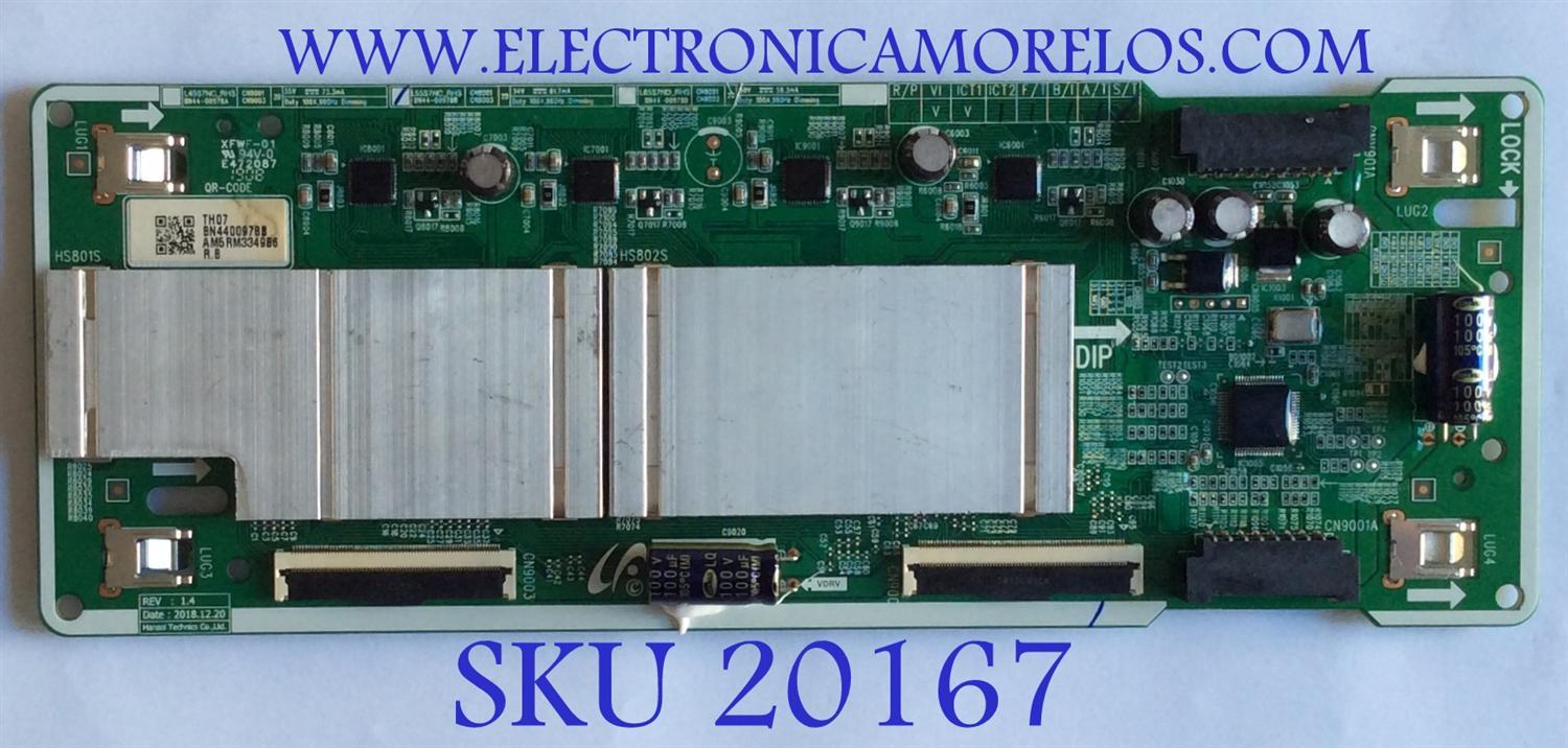 LED DRIVER / SAMSUNG / BN44-00978B / RM3349B6 / PANEL CY-TR055FLLV3H / MODELO QN55Q70RAFXZA FA01 / QRQ70