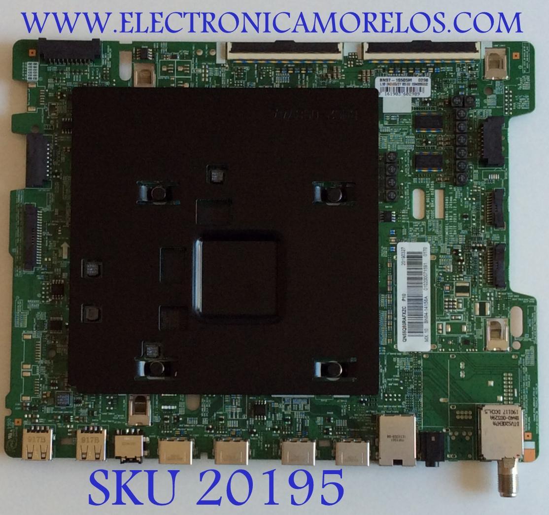 MAIN / SAMSUNG / BN94-14158A / BN41-02695A / BN97-15505M / PANEL CY-TR055FLAV2H / MODELO QN55Q80RAFXZA AA01