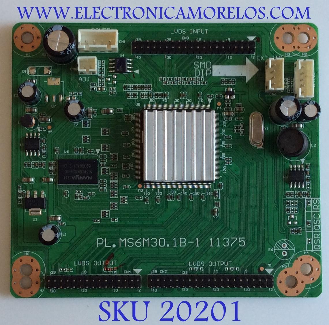 DRIVER RCA / RE3342B058-A1 / PL.MS6M30.1B-1 11375 / A12112911 / 111221152104 / PANEL LSC550HVV02-QYE / MODELO LED55C55R120Q