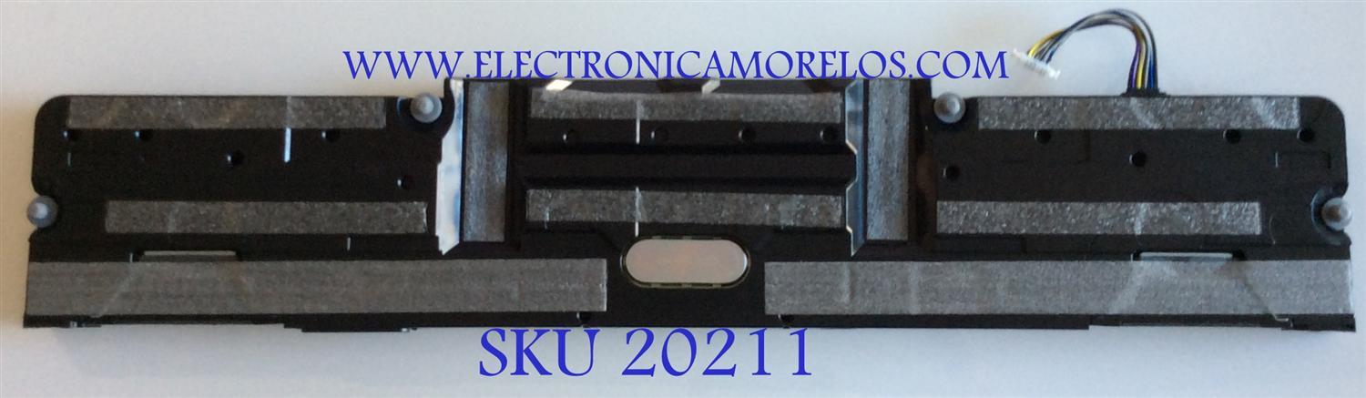 BOCINA ORIGINAL PARA TV SAMSUNG 1 PIEZA / NUMERO DE PARTE BN96-48259B / B119B22BJ11 / MODELOS QN55Q80RAFXZA / QN65Q7DRAFXZA