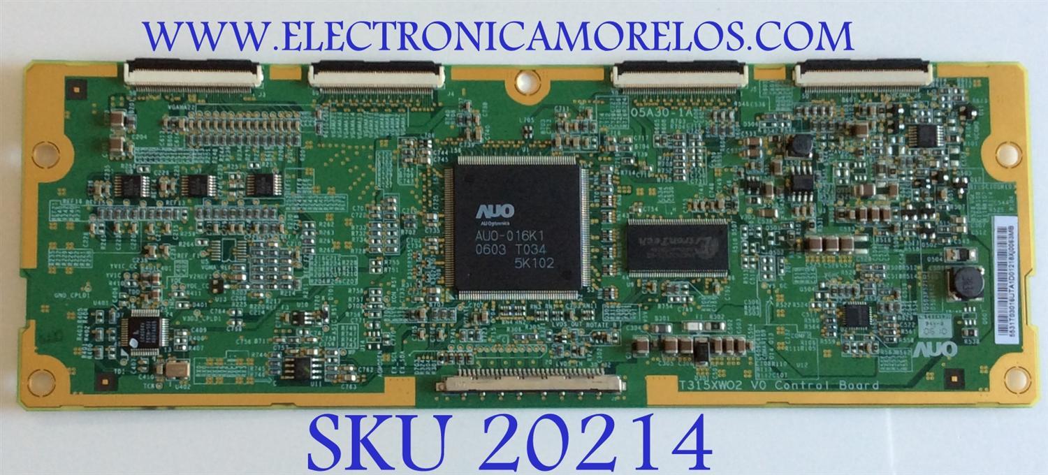 T-CON / SAMSUNG / 5531T03016 / 05A30-1A / PANEL T315XW02 V0 / MODELO LE32R72