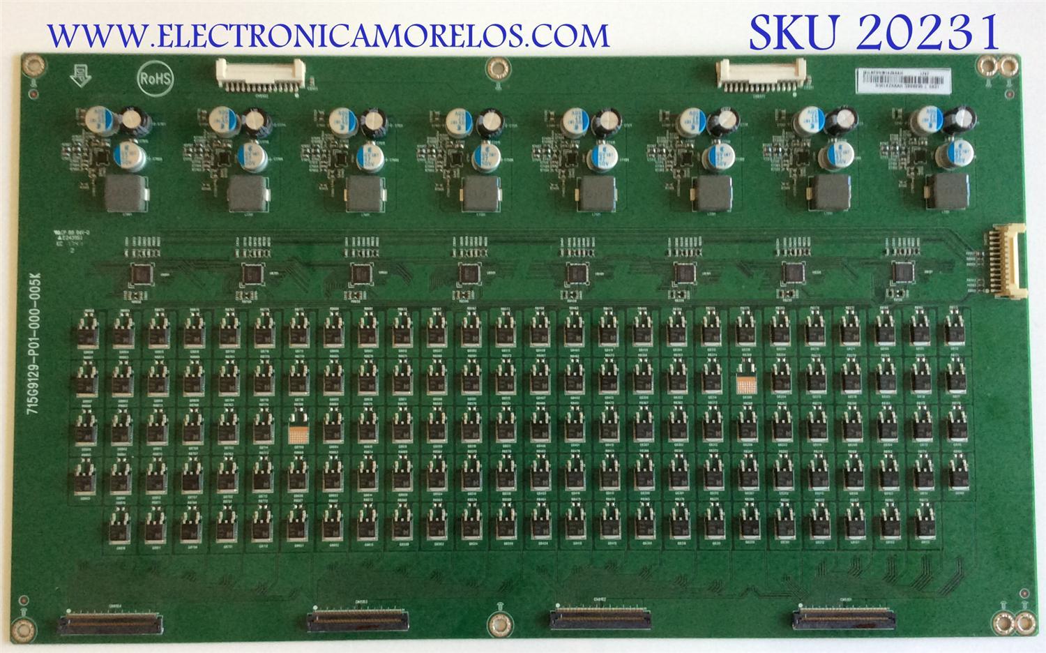 LED DRIVER / LNTVHW14ZXAAH / 715G9129-P01-000-005K / (X)LNTVHW14ZXAAH / PANEL TPT550U2 -EQLSKA.G REV:S5D / MODELO P55-E1 LTM7WMNT