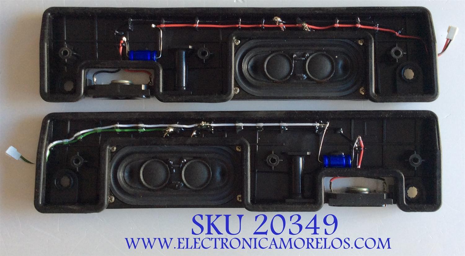 KIT DE BOCINAS PARA TV TOSHIBA / NA-PK231001G0I / G-SPB-440R / MODELO 40L5200V1