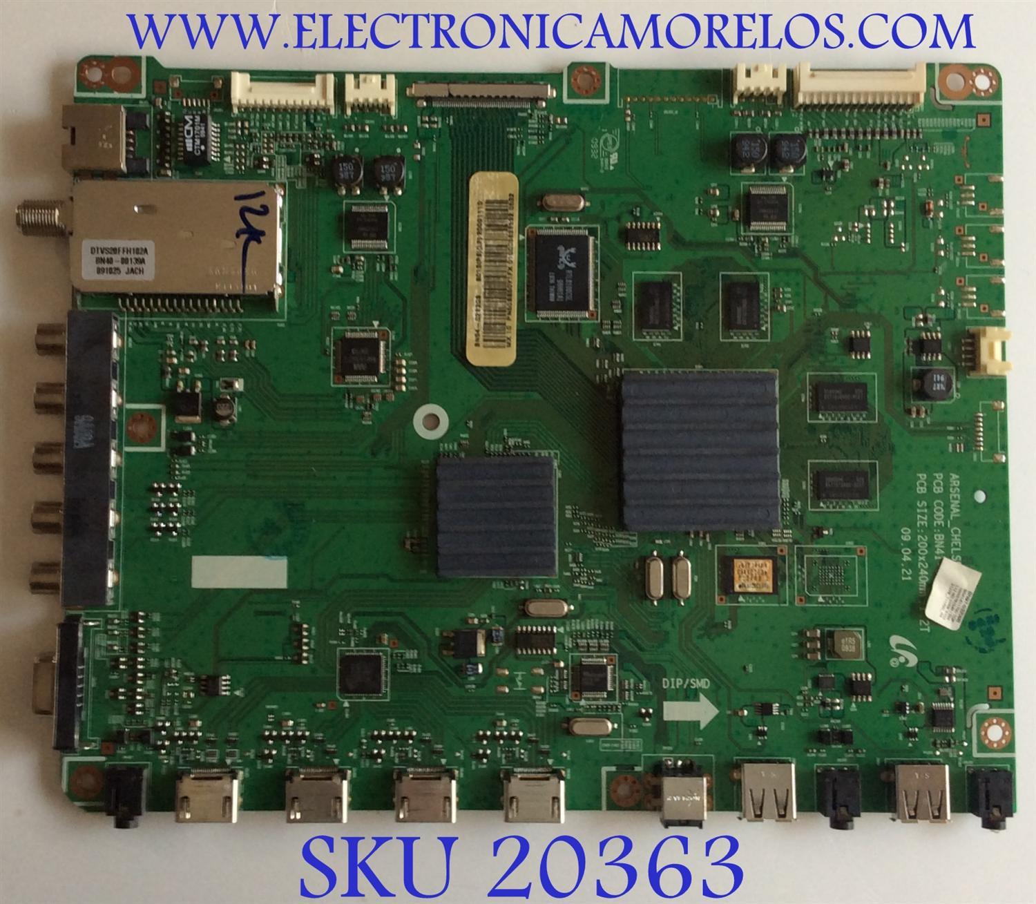 MAIN  SAMSUNG / BN94-02820B / BN41-01170B / BN97-03209B / PANEL'S 50FH-YD03 / S50FH-YB04 / MODELO PN50B850Y1FXZA SP05