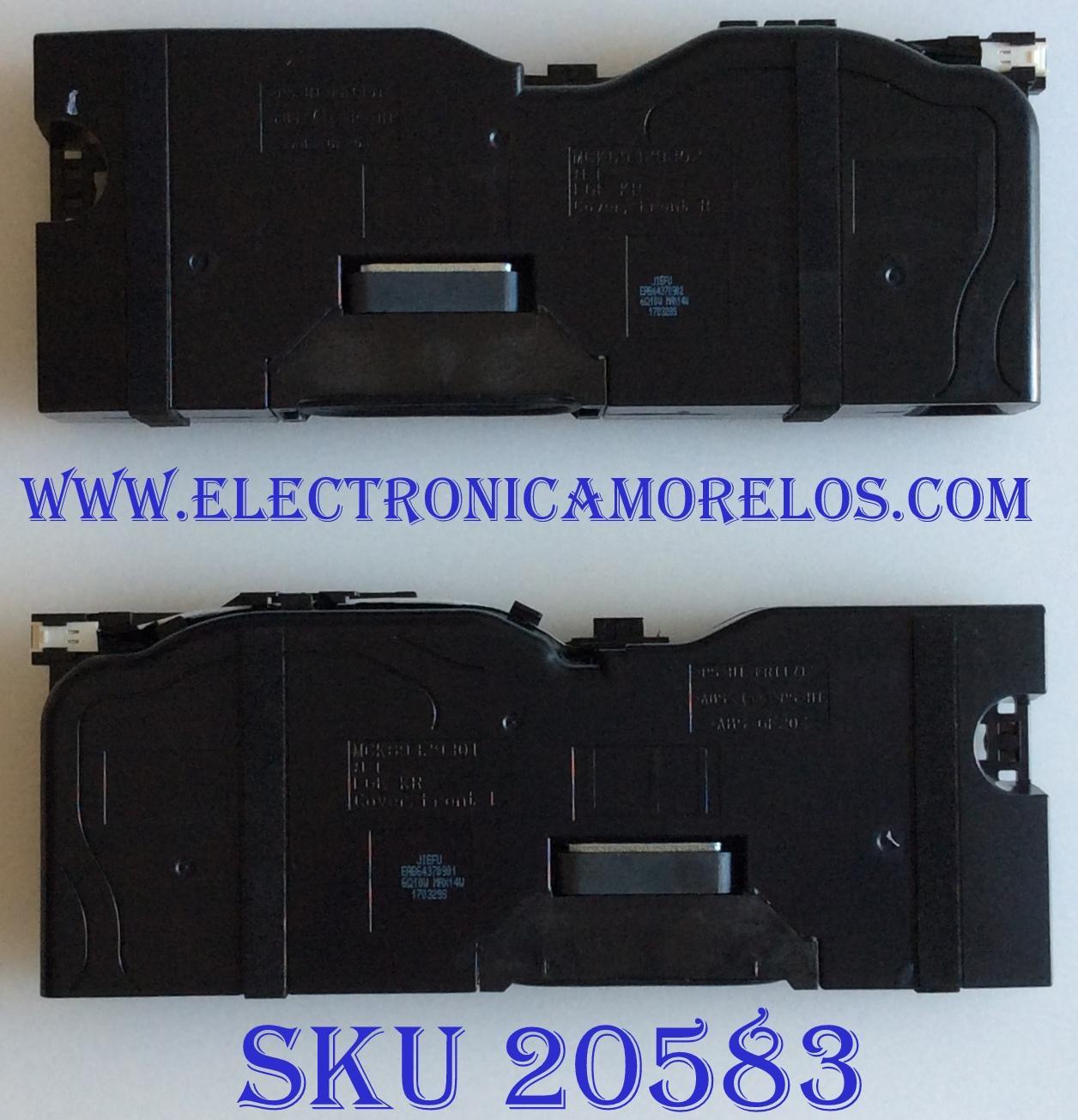 BOCINAS PARA TV LG / MCK69311601 / MCK96311602 / EAB64370901 / EAB64370902 / MODELO 55UJ6540 / 55SK8000PUA