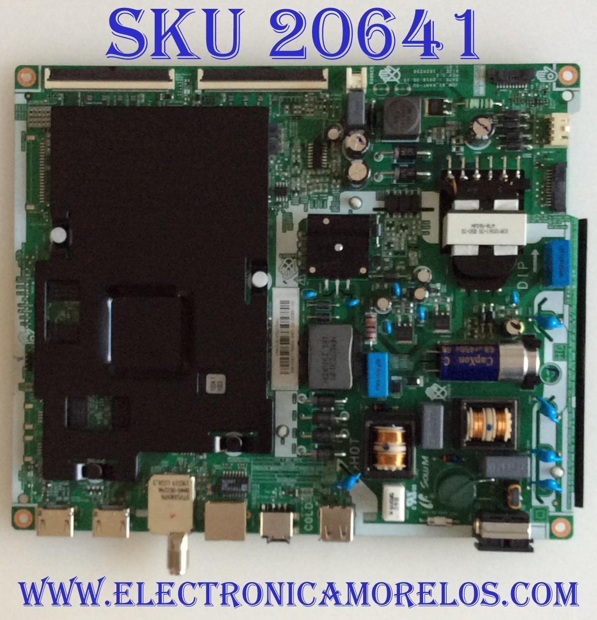 MAIN FUENTE ((COMBO)) PARA TV SAMSUNG 4K SMART TV / NUMERO DE PARTE 5543T16M02 / VN43US100U1XAU / BN81-17077A / VN43US100 / JDM_43_KANT-SU / DISPLAY T430QVN03.6 / BN96-45764A / MODELOS UN43NU6900 / UN43NU6900FXZA AA04