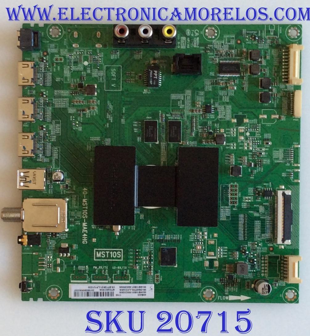 MAIN TCL / 08-CS49TML-LC224AA / 08-MS10S01-MA200AA / 40-MST10S-MAE4HG / 08-MS10S01-MA300AA / PANEL LVU485ND1L-CD9W06 / MODELOS 49S405TABA / 49S403TBAA / 49S405TAAA / 55S405TBBA