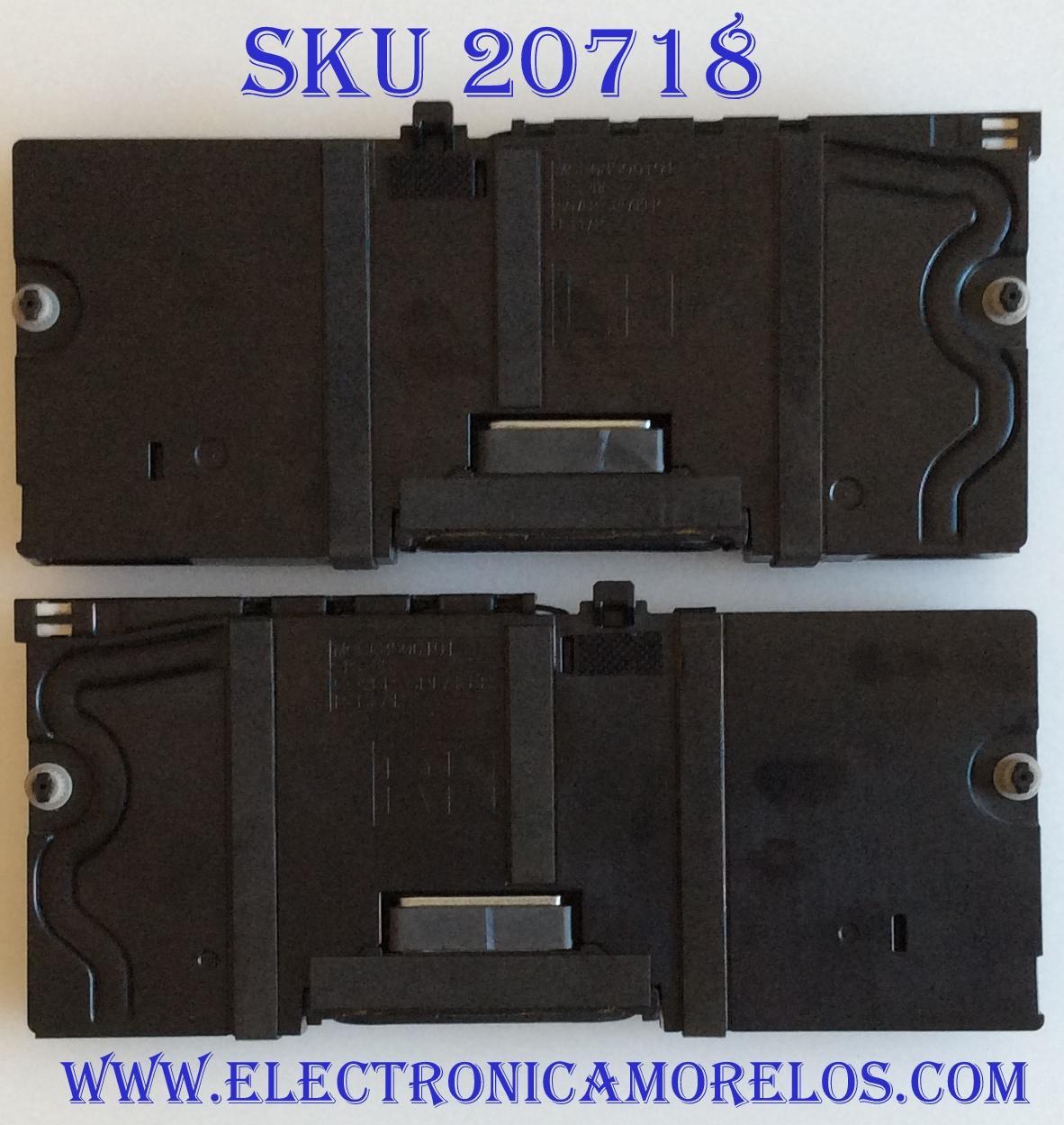 KIT DE BOCINAS ORIGINAL PARA TV LG / NUMERO DE PARTE EAB63688306 / EAB63688305 / MCK68506101 / MCK68465001 / PANEL LC550EGE(FJ)(M4) / MODELO 55UH6090-UF.BUSWLJR / 55UF6450 / 65UF6450-UA / 65UF6800-UA 