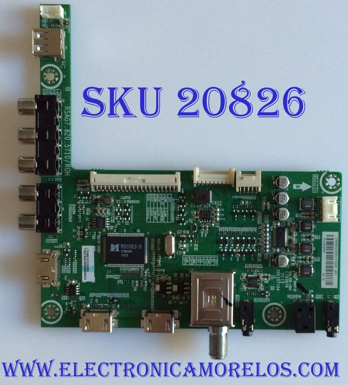 MAIN INSIGNIA / 172628 / RSAG7.820.5710/ROH / LTDN50K21DGUS / 172627 / PANEL HD550DF-B57\S4\BBY / MODELO NS-55D550NA15