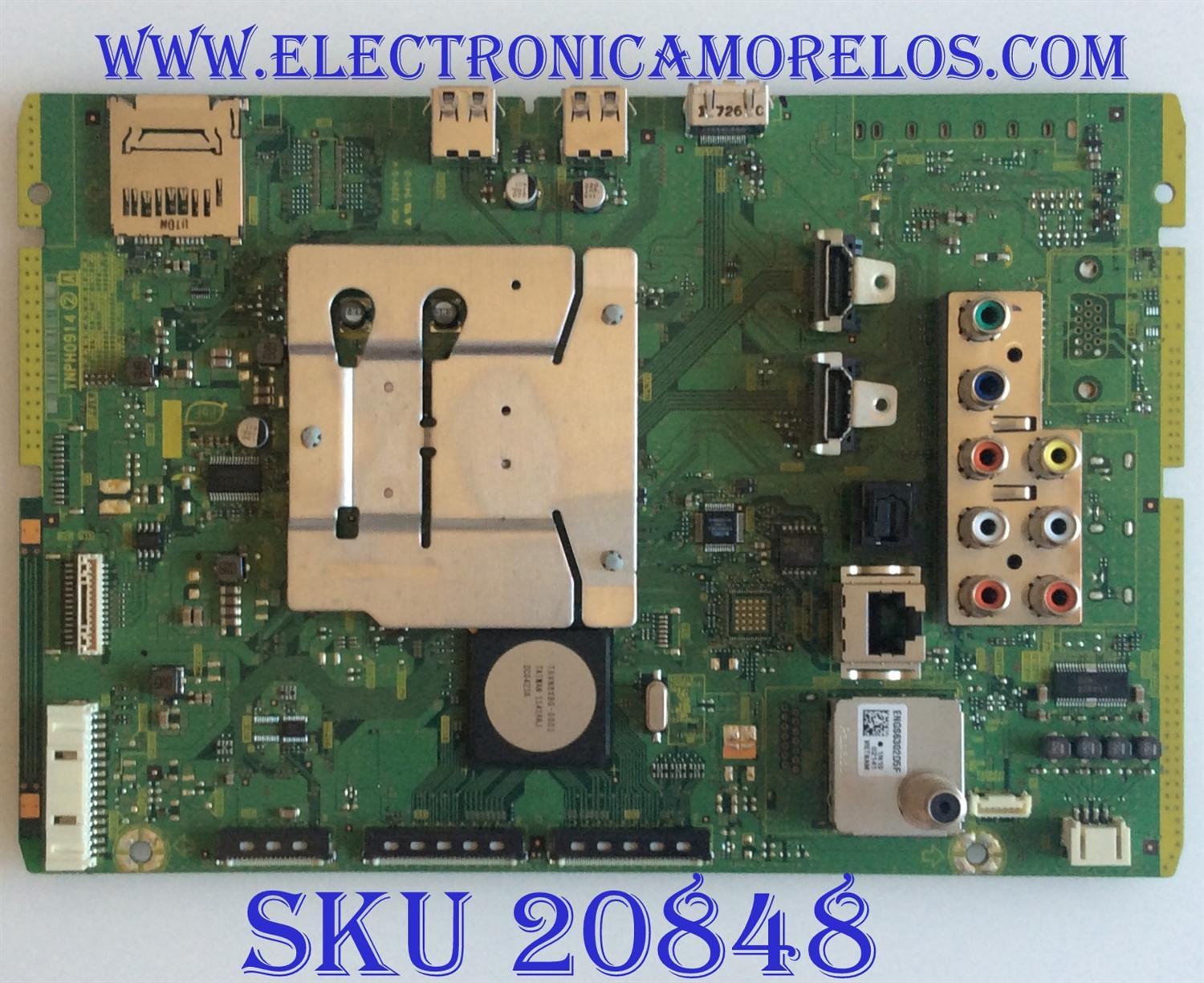 MAIN PANASONIC / TNPH0914AQ / TNPH0914 / PANEL MC106FU1411 / MODELO TC-P42S30 / PARTES SUSTITUTAS TXN/A1PKUUS / TNPH0914AH