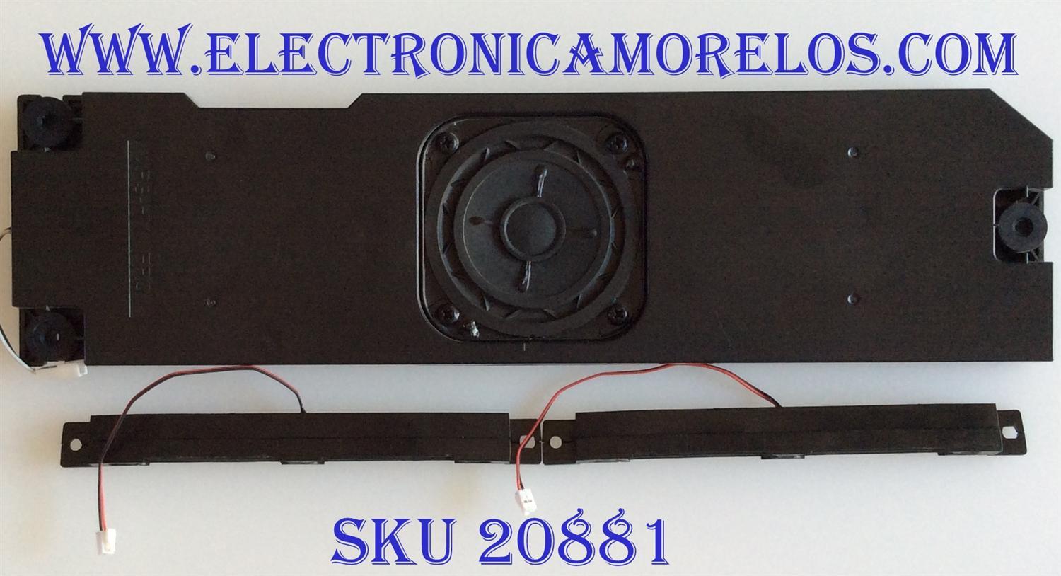 KIT DE BOCINAS PARA TV PANASONIC / L0EYAA000035 / G3413295 / G3313283 / MODELO TC-P605T60