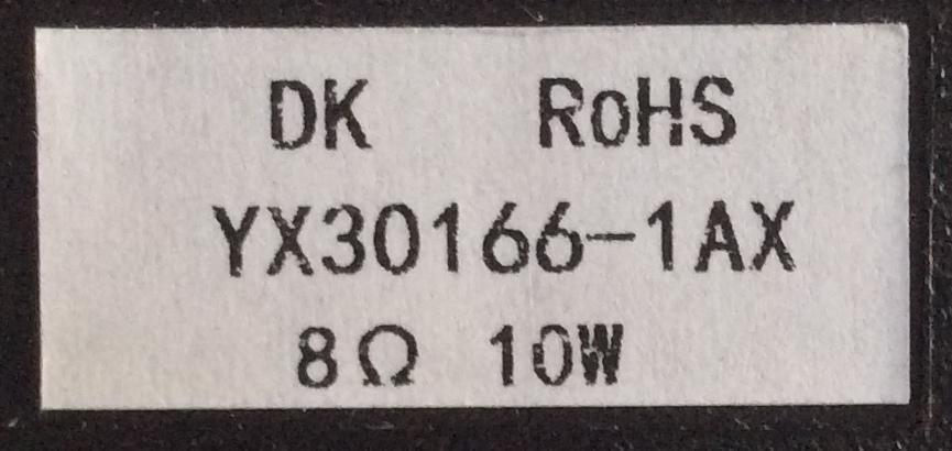 KIT DE BOCINAS PARA TV RCA / YX30166-1AX / MODELO RTU7575 - Imagen 2