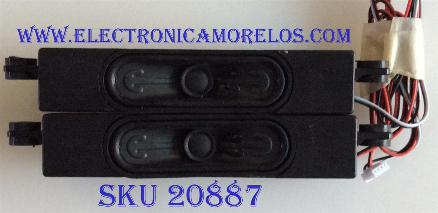 KIT DE BOCINAS PARA TV RCA / YX30166-1AX / MODELO RTU7575