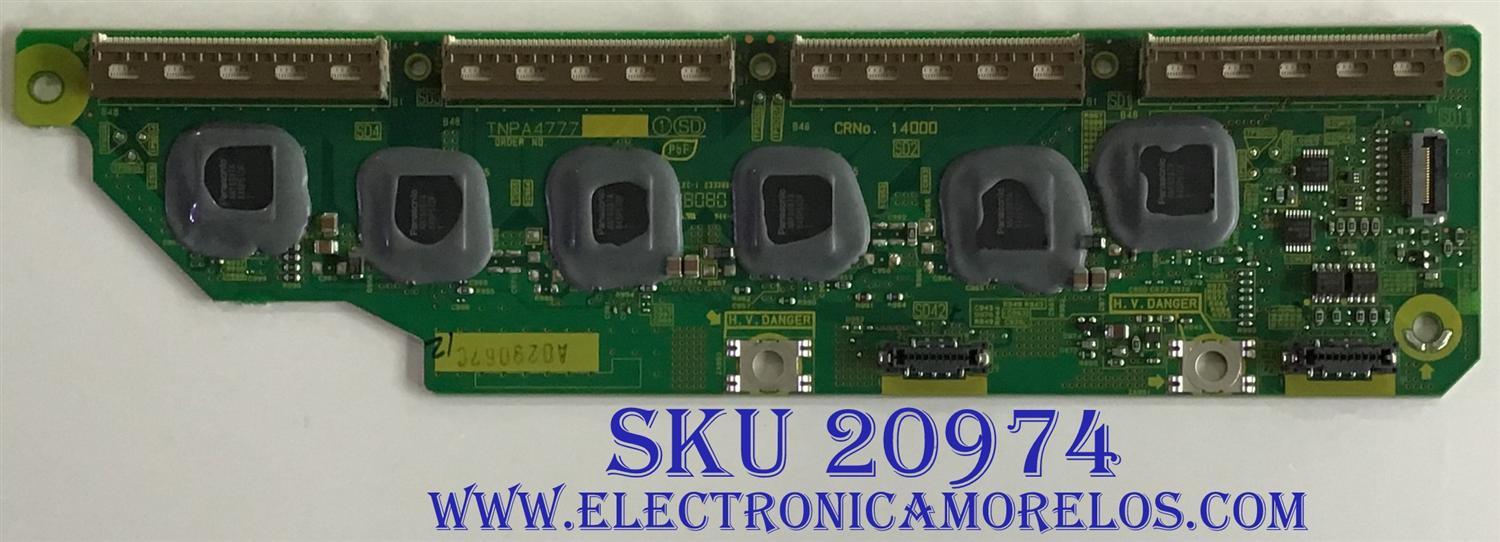 BUFFER PANASONIC / TNPA477 / TNPA4777 1 SD / PANEL MC106H30U12 / MODELOS TC-P42X1 / TH-42PH12U