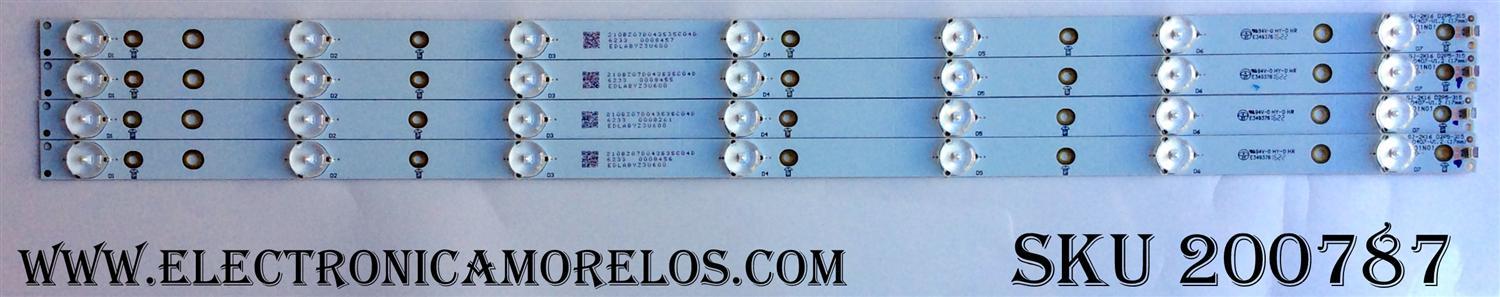 KIT DE LED PARA TV / VIZIO / EDLABYZ3U600 / GJ-2K16 D2P5-315 / MODELO E32-D1 / PANEL TPT315B5-FHBN0.K REV:S49P2E	